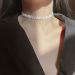 Load image into Gallery viewer, Luxury Rhinestone Choker Necklace
