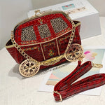 Load image into Gallery viewer, Camelot Carriage Faux Leather Handbag
