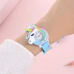 Load image into Gallery viewer, Cute Children&#39;s Silicone Unicorn Watch
