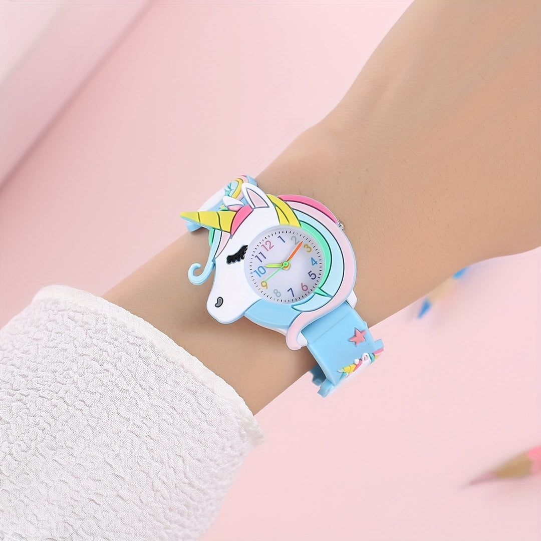 Cute Children's Silicone Unicorn Watch