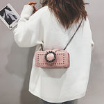 Load image into Gallery viewer, Bright Pink Faux Leather Crossbody Bag
