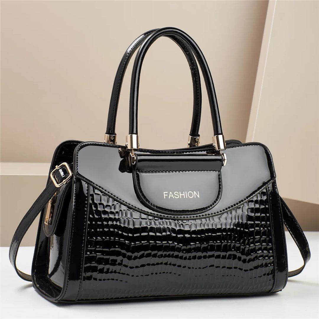 Women's Patent Leather Crossbody Bag