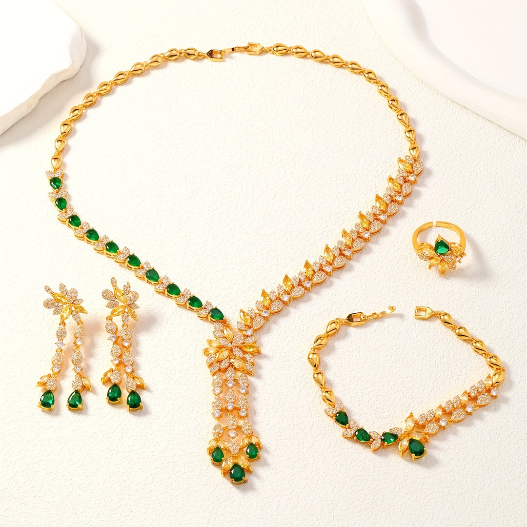 Saudi Arabia-Inspired Floral Jewelry Set