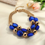 Load image into Gallery viewer, Elegant Resin Bead Statement Necklace
