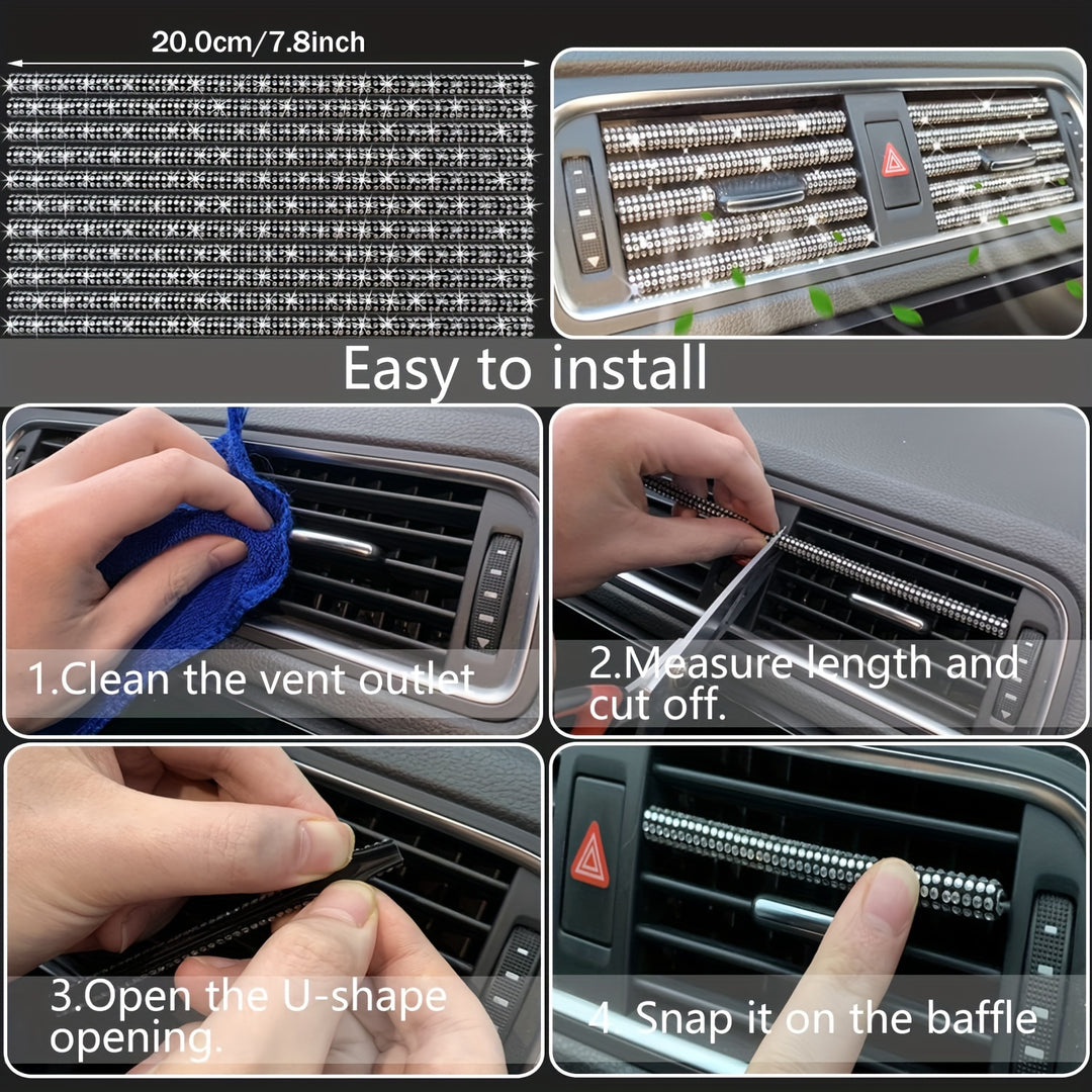 Bling Car Accessories Set for Women