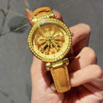 Load image into Gallery viewer, Boho Chic Starry Sunflower Quartz Watch
