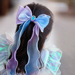 Load image into Gallery viewer, Princess Streamer Bow Hair Clips for Baby Girls
