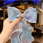 Load image into Gallery viewer, Princess Streamer Bow Hair Clips for Baby Girls
