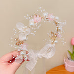 Load image into Gallery viewer, Fairy Princess Floral Headband for Girls
