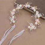 Load image into Gallery viewer, Fairy Princess Floral Headband for Girls
