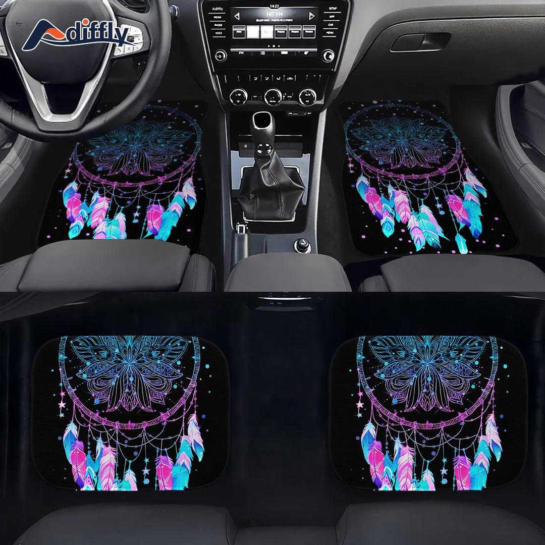 4pcs Dream Catcher Car Floor Mats Set