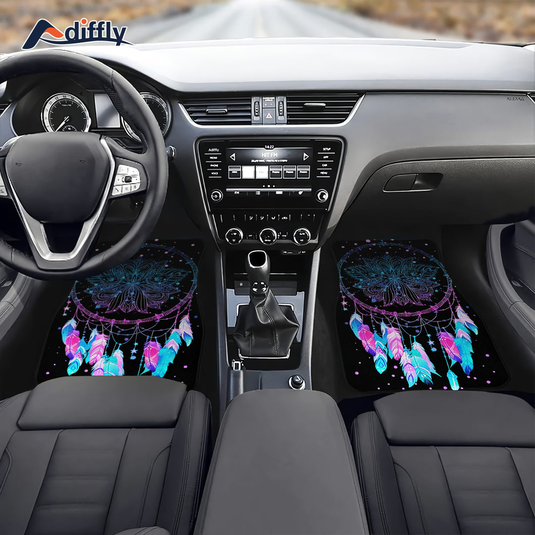 4pcs Dream Catcher Car Floor Mats Set