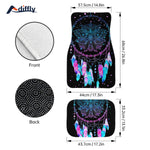 Load image into Gallery viewer, 4pcs Dream Catcher Car Floor Mats Set
