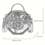 Load image into Gallery viewer, Steampunk Mini Vintage Handbag
