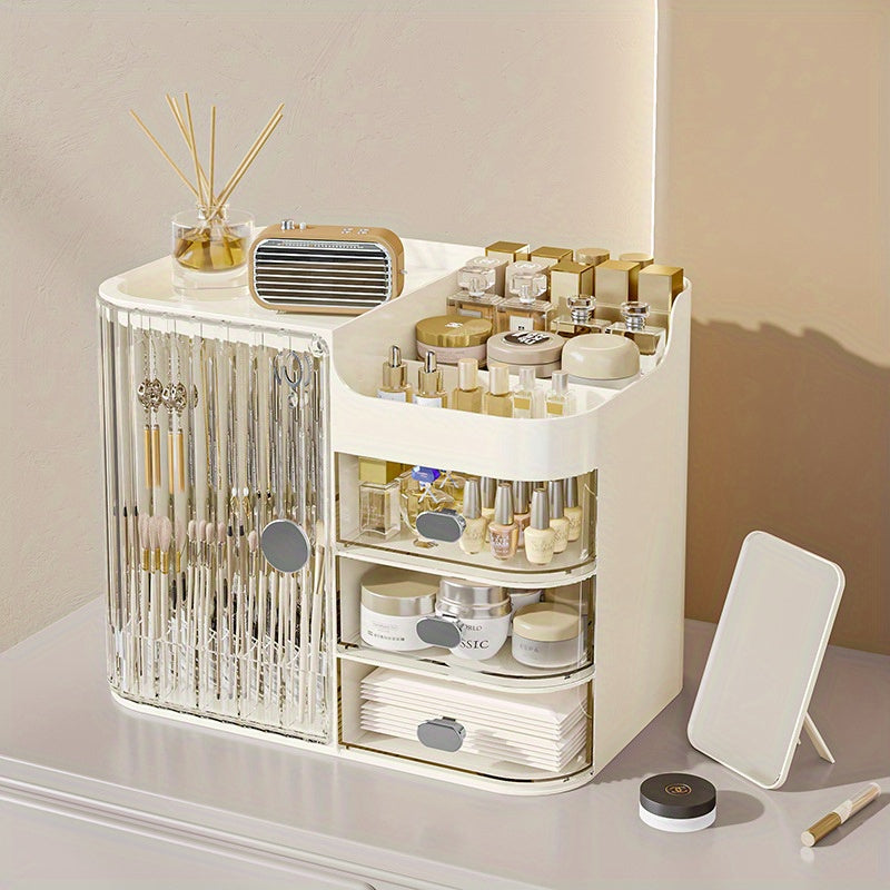 Large Capacity Dust-Proof Makeup Organizer