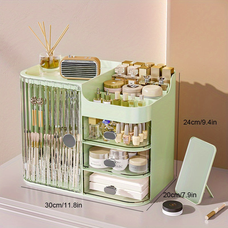 Large Capacity Dust-Proof Makeup Organizer