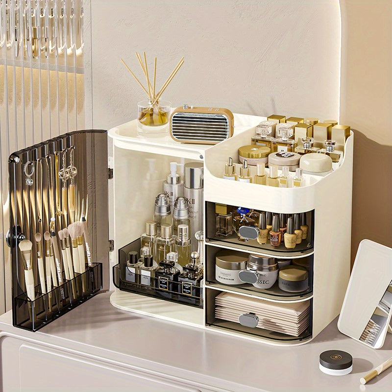 Large Capacity Dust-Proof Makeup Organizer