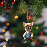 Load image into Gallery viewer, 2D Acrylic Dog Ornament
