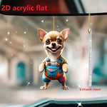 Load image into Gallery viewer, 2D Acrylic Dog Ornament
