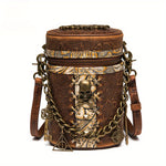 Load image into Gallery viewer, Vintage Leather Bucket Bag
