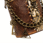 Load image into Gallery viewer, Vintage Leather Bucket Bag
