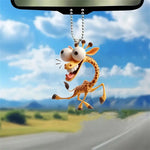 Load image into Gallery viewer, Creative Giraffe Acrylic Pendant
