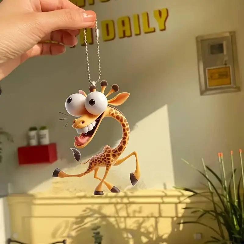 Creative Giraffe Acrylic Pendant