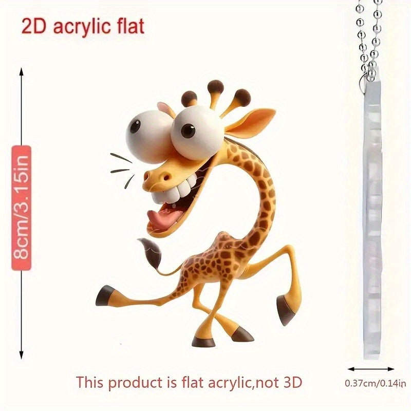 Creative Giraffe Acrylic Pendant