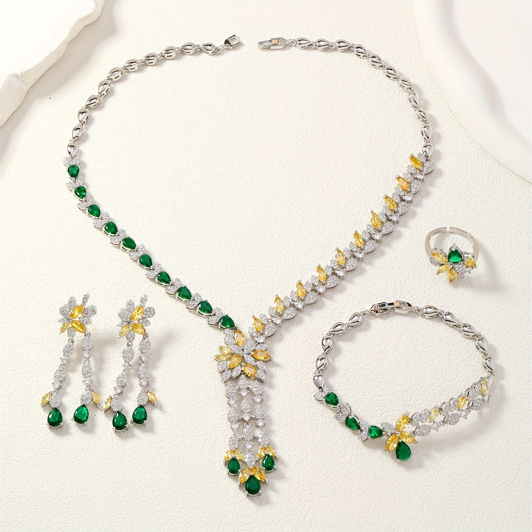 Saudi Arabia-Inspired Floral Jewelry Set