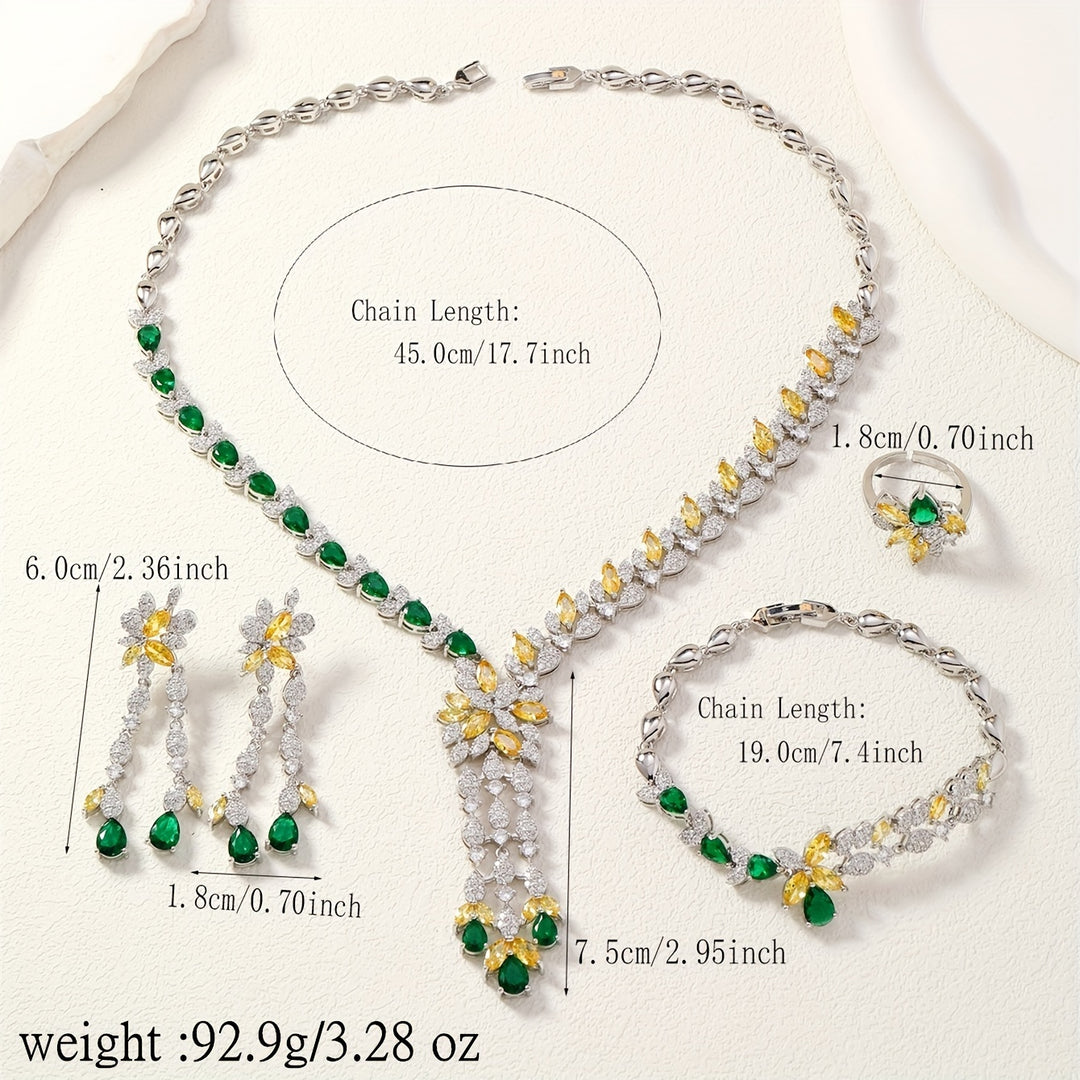 Saudi Arabia-Inspired Floral Jewelry Set