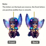 Load image into Gallery viewer, Charming 2D Angel Pendant for Car Mirrors
