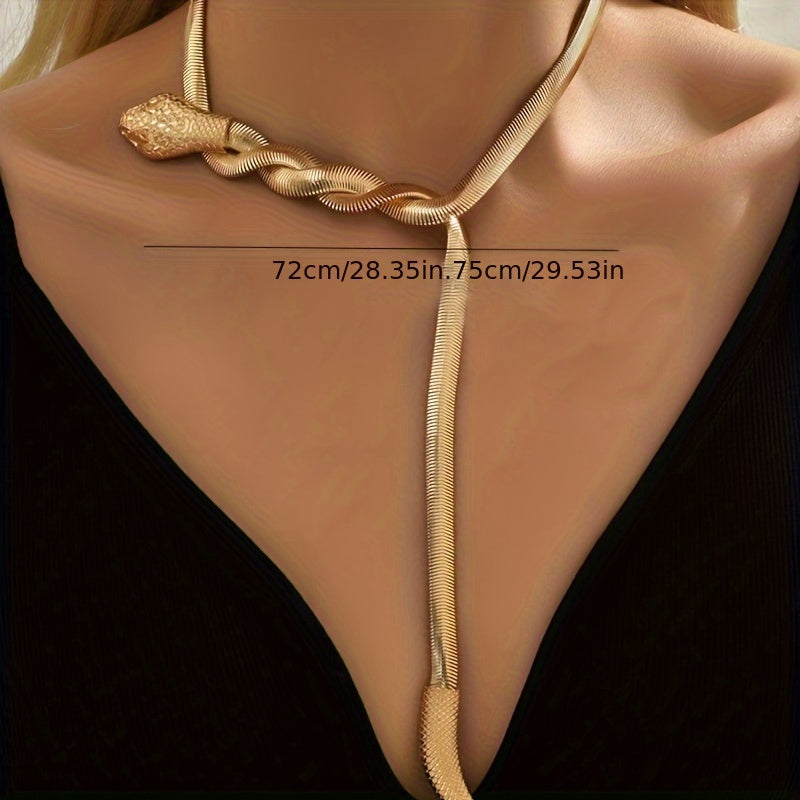 Golden Snake Necklace