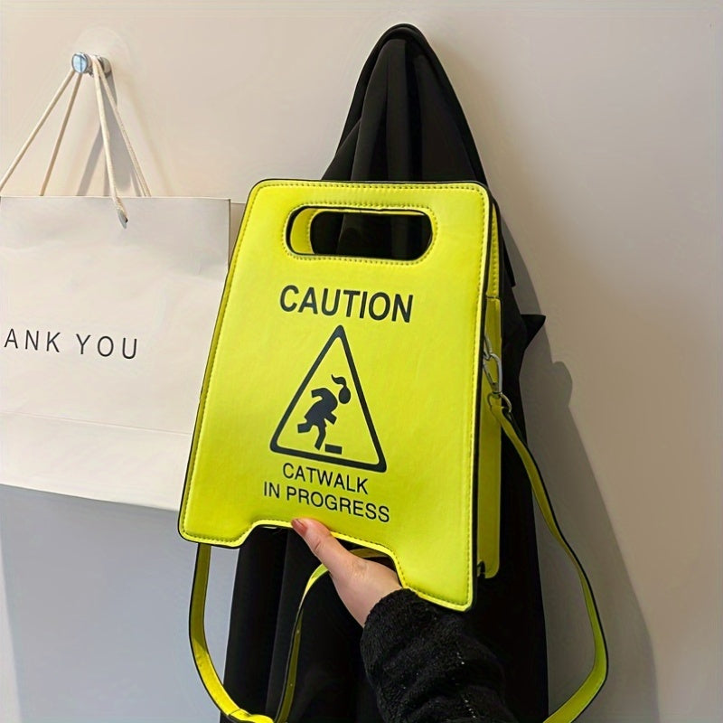 Caution Catwalk Crossbody Bag