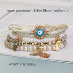 Load image into Gallery viewer, Evil Eye Bracelet Set
