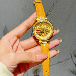 Load image into Gallery viewer, Boho Chic Starry Sunflower Quartz Watch
