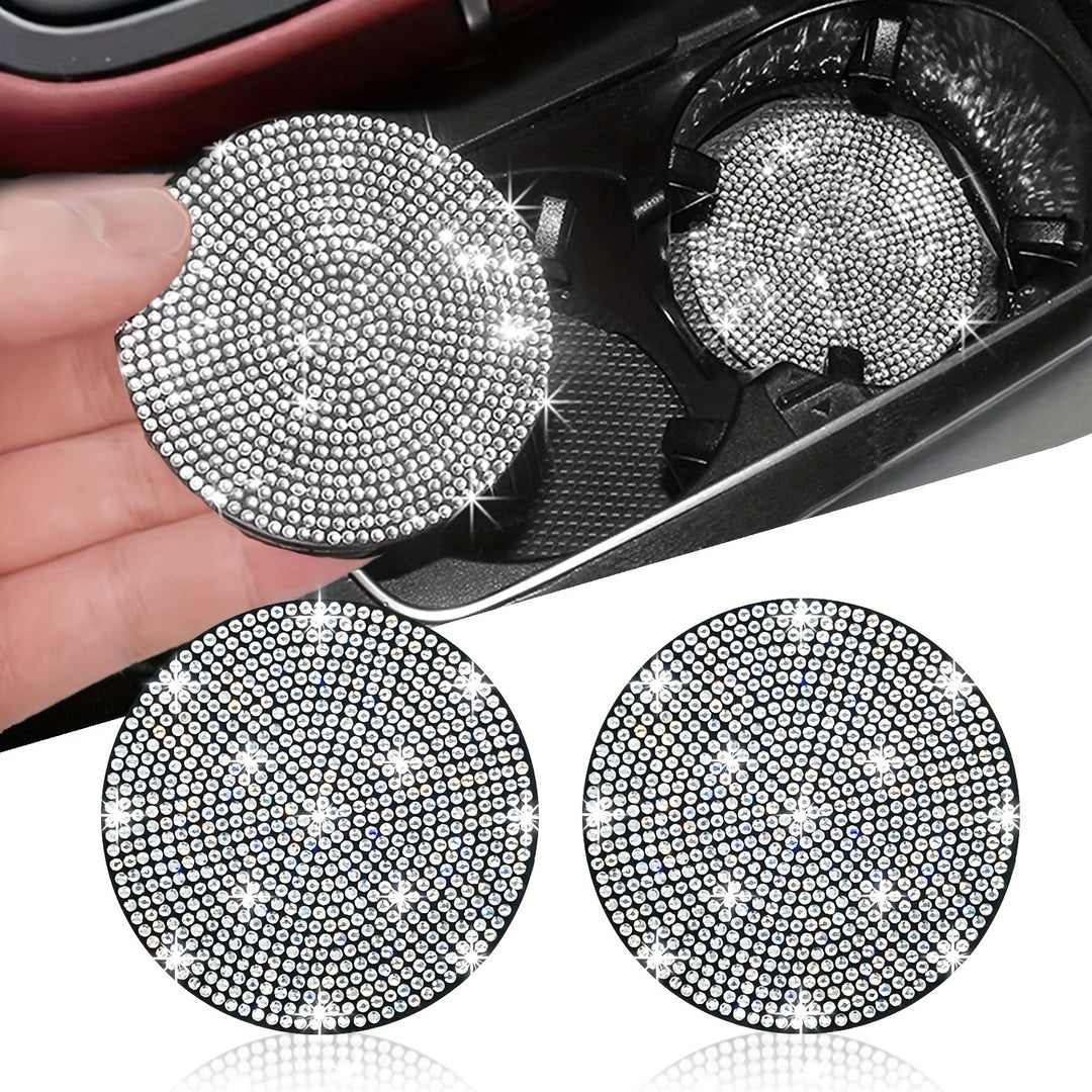 Bling Car Cup Holder Coasters