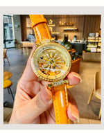 Load image into Gallery viewer, Boho Chic Starry Sunflower Quartz Watch
