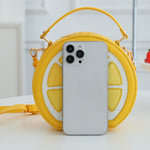 Load image into Gallery viewer, Fashionable Lemon Crossbody Bag
