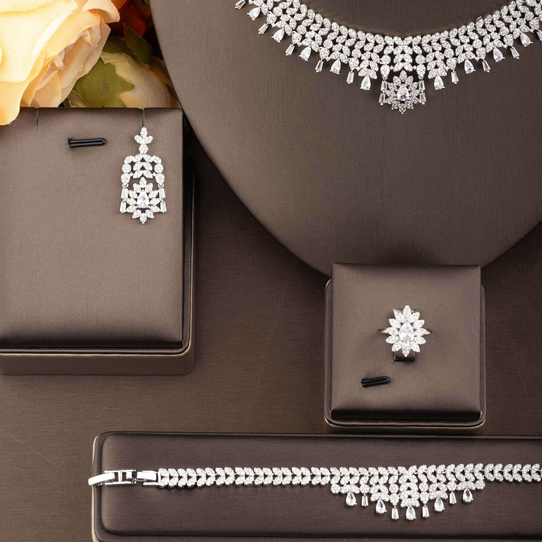 Arabian Style Zirconia Jewelry Set