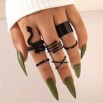 Load image into Gallery viewer, 6pcs Gothic Stacking Rings Set
