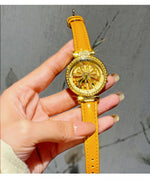 Load image into Gallery viewer, Boho Chic Starry Sunflower Quartz Watch
