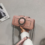 Load image into Gallery viewer, Bright Pink Faux Leather Crossbody Bag
