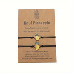 Load image into Gallery viewer, Tropical Pineapple Friendship Bracelet Set
