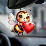 Load image into Gallery viewer, Charming Love Bee Acrylic Pendant
