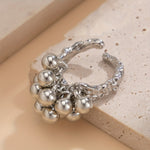 Load image into Gallery viewer, Elegant Beaded Cluster Ring
