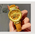 Load image into Gallery viewer, Boho Chic Starry Sunflower Quartz Watch
