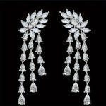 Load image into Gallery viewer, Luxury White Gold Bridal Jewelry Set
