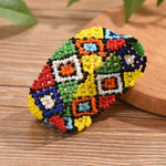 Load image into Gallery viewer, Colorful Geometric Beaded Bracelet
