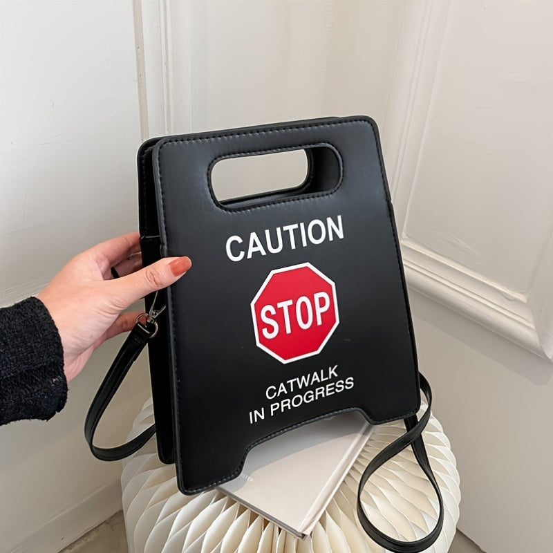 Caution Catwalk Crossbody Bag