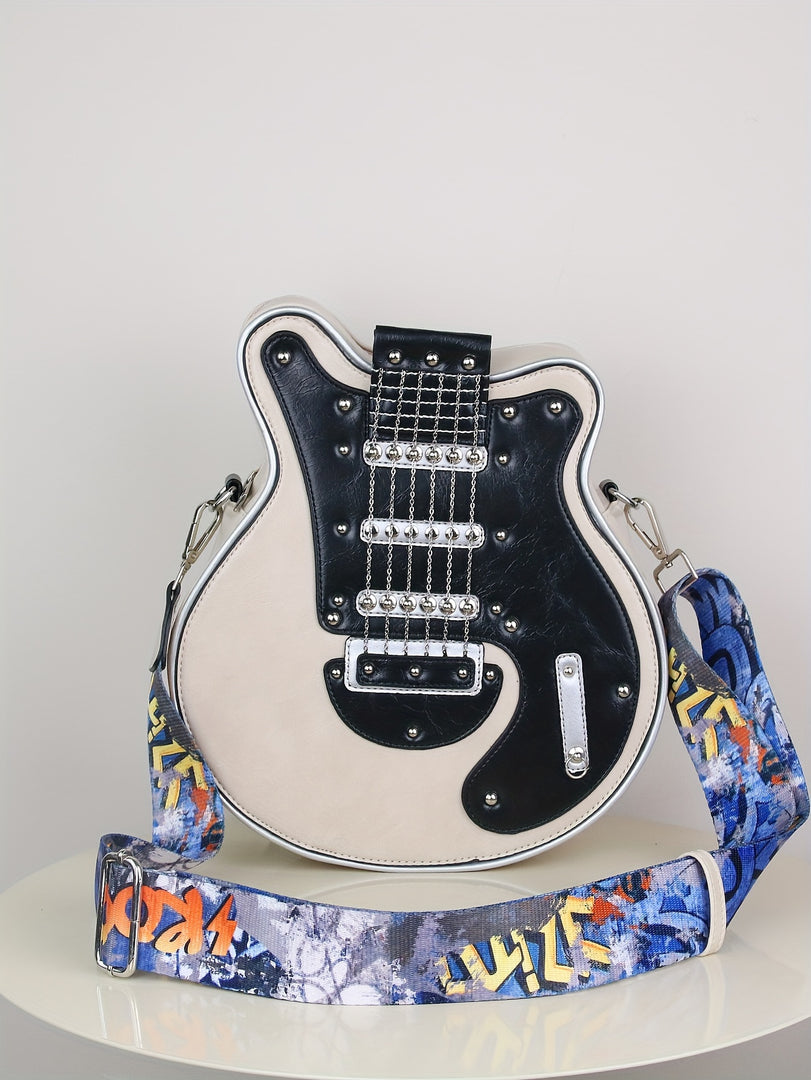 2024 Y2K Guitar-Shaped Crossbody Bag